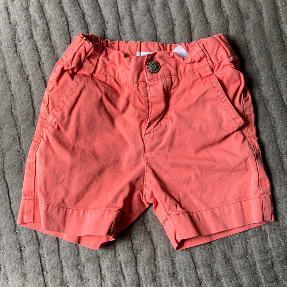 Jacadi Paris deep salmon shorts
